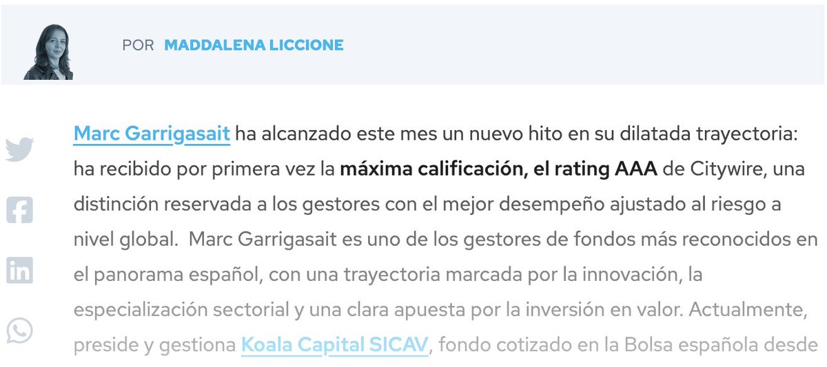 "Agricultura, Japón y ahora la cima: el ascenso de este gestor pionero de los temáticos al top de la gestión" #Citywire #FondosDeInversion #AAA #Agricultura #PandaAgricultureFund  citywire.com/es/news/agricu…