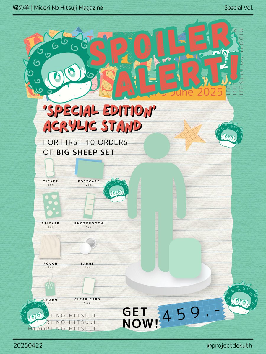 ⚠️ปี๊ป่อ~ ปี๊ป่อ!!!⚠️ 

ขณะนี้แกะเขียวสายลับได้ทำการแฮ็คบัญชีนี้เป็นที่เรียบร้อยแล้ว ว่าแต่เจ้าตัวเขียวนี่มีอะไรมาให้พวกเราดูกันนะ🤔 

#คาเฟ่แกะเขียว #TheGreenSheepCafe2025