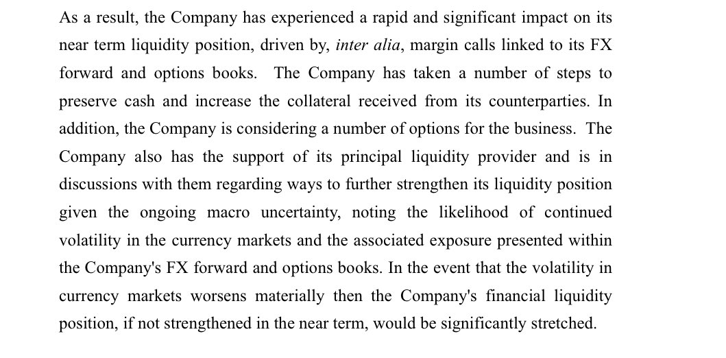 Aim-listed currency trader Argentex sounds alarm over impact of plunging dollar