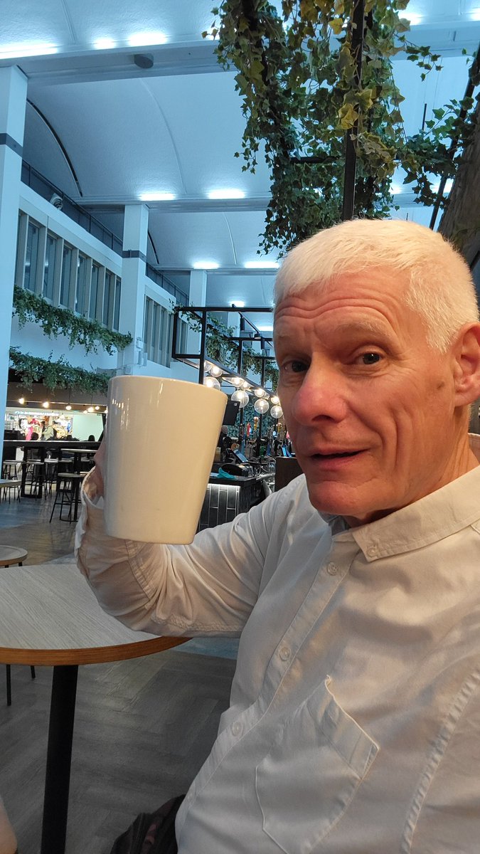 Off on another early morning adventure, with a wee coffee to get me up to cruising altitude. My regular Glasgow Airport spot is the Bird &amp; Signet, much more relaxed and less crowded than Starbucks next door.