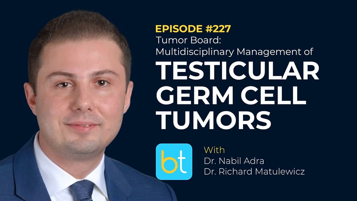 BackTable Urology (@_backtableuro) on Twitter photo In our latest <a href="/UroOnc/">Society of Urologic Oncology</a> collaboration, <a href="/nabiladra/">Nabil Adra</a> and <a href="/RichMatulewicz/">Rich Matulewicz</a> join Dr. Aditya Bagrodia for a virtual tumor board on germ cell tumors, discussing multidisciplinary care in testicular cancer <a href="/IUCancerCenter/">IU Simon Comprehensive Cancer Center</a> <a href="/MSKCancerCenter/">Memorial Sloan Kettering Cancer Center</a> <a href="/UCSD_Urology/">UCSD Urology</a> #URO227
open.spotify.com/episode/6hQEVZ… In our latest <a href="/UroOnc/">Society of Urologic Oncology</a> collaboration, <a href="/nabiladra/">Nabil Adra</a> and <a href="/RichMatulewicz/">Rich Matulewicz</a> join Dr. Aditya Bagrodia for a virtual tumor board on germ cell tumors, discussing multidisciplinary care in testicular cancer <a href="/IUCancerCenter/">IU Simon Comprehensive Cancer Center</a> <a href="/MSKCancerCenter/">Memorial Sloan Kettering Cancer Center</a> <a href="/UCSD_Urology/">UCSD Urology</a> #URO227
open.spotify.com/episode/6hQEVZ…