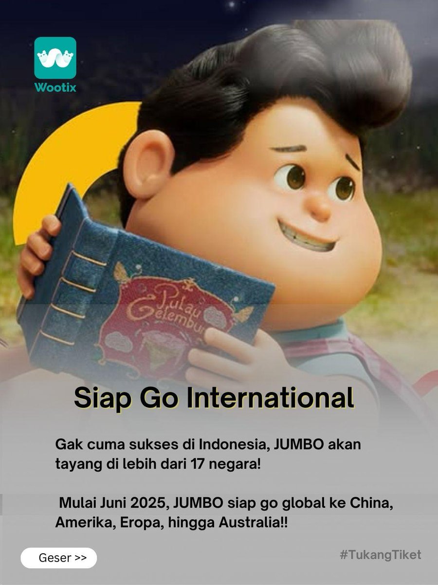 wootix_id's tweet photo. Bangga banget!
“Jumbo” nggak cuma pecahin rekor nasional, tapi juga sukses go internasional! 
Karya anak bangsa dari NTT ini berhasil mencuri perhatian dunia lewat inovasi, kualitas, dan semangat lokal yang mendunia.

#jumbo  #BanggaIndonesia #GoInternasional #LocalToGlobal https://t.co/MxbWDrlxdF