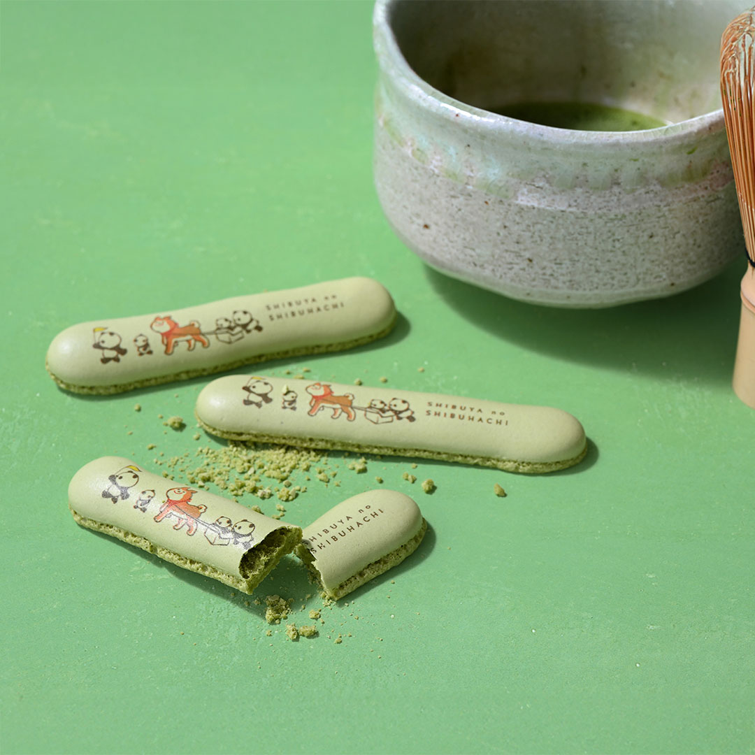 4月25日より、エキュートエディション渋谷店限定抹茶のマカロンラスク