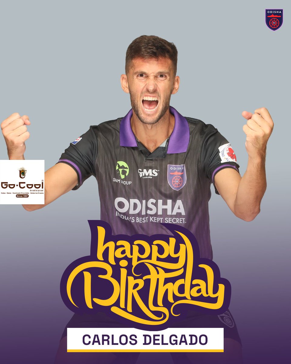 OdishaFC's tweet image. Celebrating the birthday of our incredible captain, 𝐂𝐚𝐫𝐥𝐨𝐬 𝐃𝐞𝐥𝐠𝐚𝐝𝐨. Your leadership on and off the pitch is invaluable. Have a wonderful year ahead! 🎉⚽️

#OdishaFC