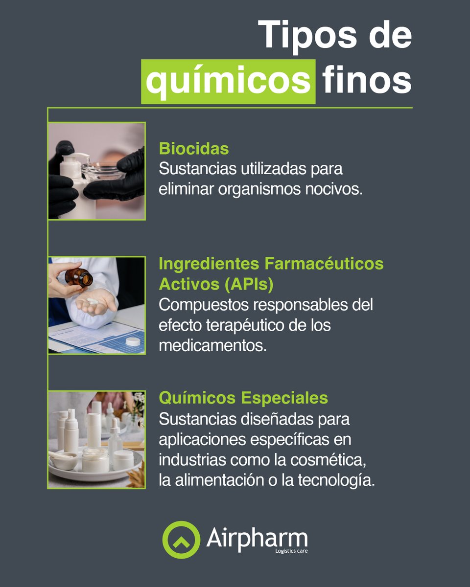 🧪 Los productos #QuímicosFinos requieren una manipulación rigurosa en todas las etapas de la cadena de suministro. Desde el embalaje hasta la distribución, cada fase demanda altos estándares de seguridad y precisión.
