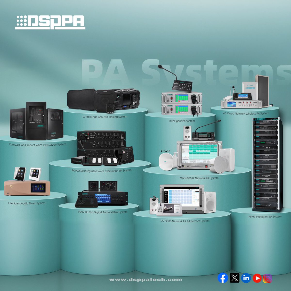 GuangzhouDSPPA's tweet image. Pick up what you need before the job begins! 🛠👷🏻‍♂️🔊
#DSPPA – Full-range PA systems for every setup.

🎯 Reliable performance. Seamless integration.
🔗 Learn more:  dsppatech.com
📧 Contact us at export@dsppa.com

#PASystems #Publicaddress #AudioSolutions #IPNetworkPA