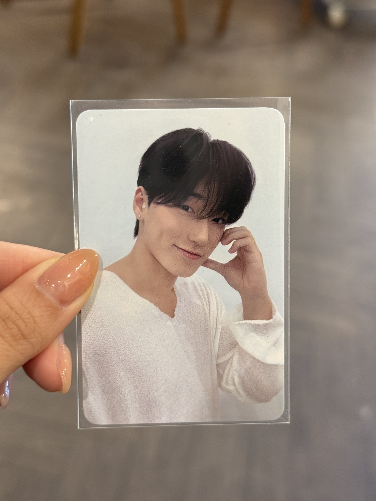 ATEEZ SAN ✕RETURNITY EAR THERAPY耳ツボ　トレカ ATEEZ San Pick - Returnity Ear Therapy Acupressure Jewelery