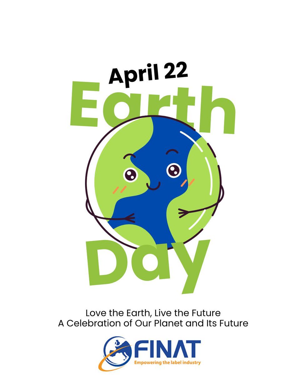 🌍 Happy Earth Day 2025! 🌿

At FINAT, we believe that sustainability is not a choice, it’s our shared responsibility. Join us at the European Label Forum 2025 in Amsterdam, where sustainability takes centre stage: europeanlabelforum.com/programme
#EarthDay2025 #Sustainability #FINAT25