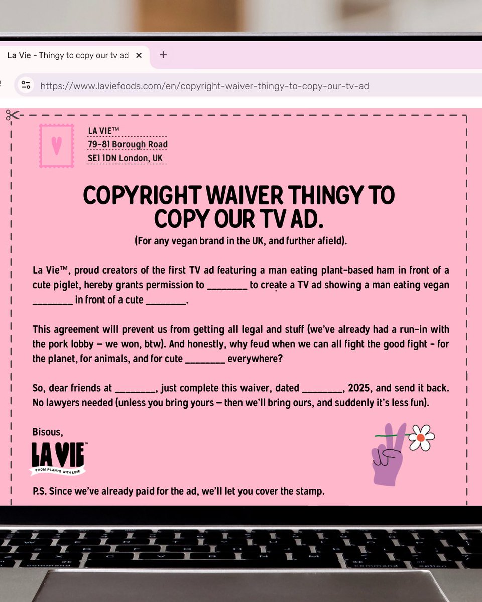 Good things are meant to be shared ❤️
 
We could’ve kept our TV ad to ourselves. But where’s the fun in that? So, in the spirit of sharing and caring (about protecting animals everywhere, to be precise) we’re giving it away.