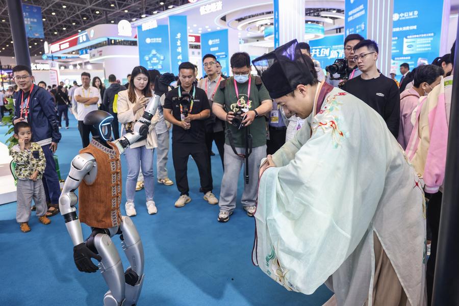 Chinese economy firms up recovery in Q1, ready to navigate uncertainties. China's gross domestic product (GDP) grew 5.4 percent year on year to 31.8758 trillion yuan (about 4.42 trillion U.S. dollars) in the first quarter of 2025.