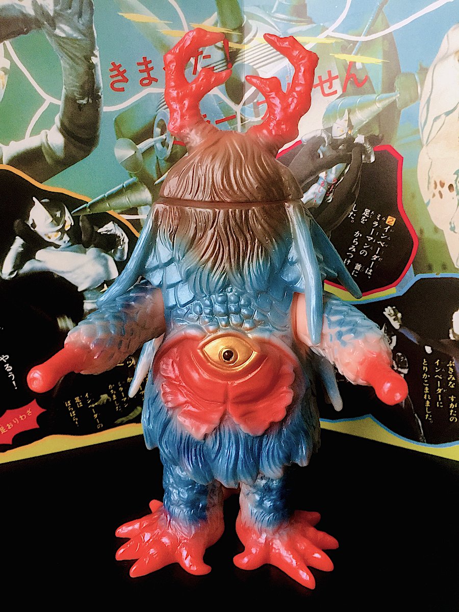 RagoneAugust's tweet image. 植物怪獣ビッグアイ (Big Eye, The Plant Monster)
ブルマァクの怪獣シリーズ (Bullmark's Kaiju Series)
#ミラーマン #ソフビ #やまなや #一番星
#Bullmark #Mirrorman #Sofubi #Yamanaya #IchibanBoshi