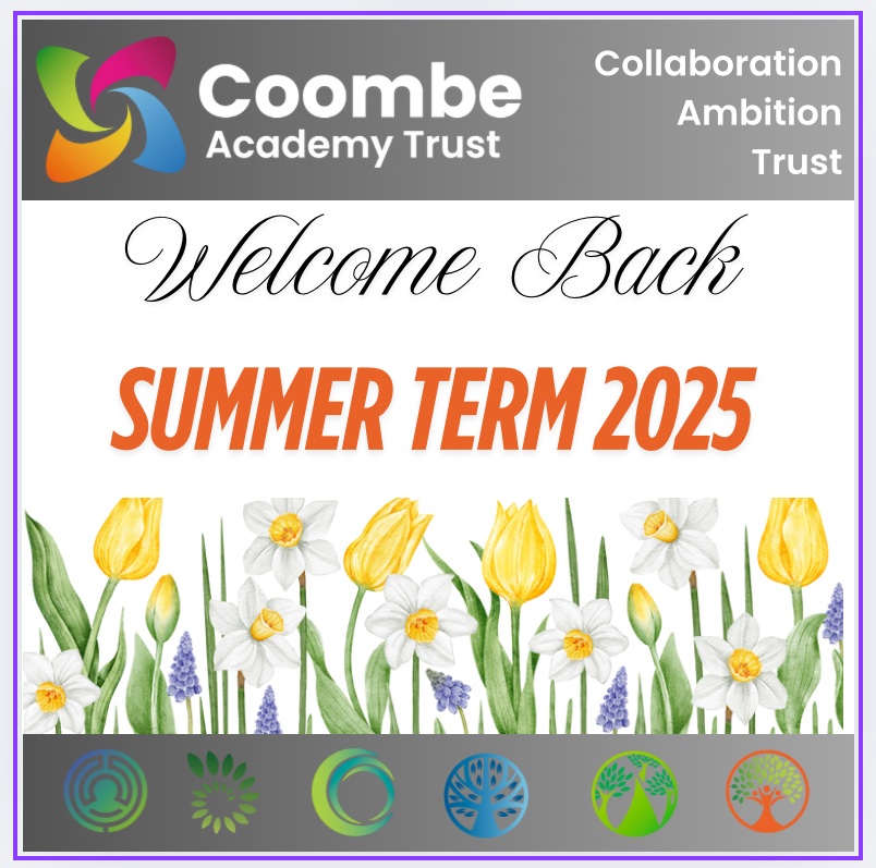 Coombe Academy Trust (@coombeacademy) on Twitter photo Welcome Back to the Summer Term of 2025- we are looking forward to the term ahead. Welcome Back to the Summer Term of 2025- we are looking forward to the term ahead.