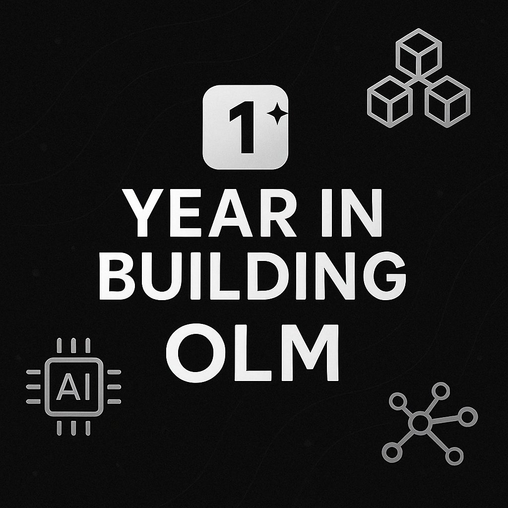 <a href="/OLM_Research/">OLM</a> marks 1 yr post-launch!
We've pioneered advancements in open LLMs, onchain AI integration and exploration, &amp; released robust AI applications and paradigms.

Dive into our milestones: docs.openlm.io/#key-milestone…

Forward to cutting-edge AI in crypto.