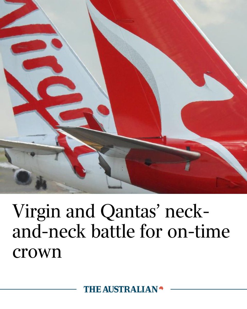 Virgin Australia has maintained its status as the country’s most punctual airline in the cyclone-ravaged month of March, in a welcome boost to US owners Bain Capital ahead of a planned IPO: bit.ly/3Es0zjx