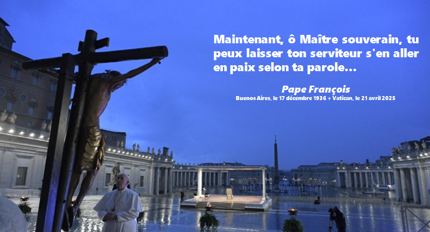 PapeStrasbourg's tweet photo. Tu nous demandes de ne pas avoir peur.
Mais notre foi est faible et nous sommes craintifs.
Mais toi, Seigneur, ne nous laisse pas à la merci de la tempête.
Redis encore : « N’ayez pas peur »

Pape François
Vatican, le 27 mars 2020 https://t.co/Mbkp7plwiT