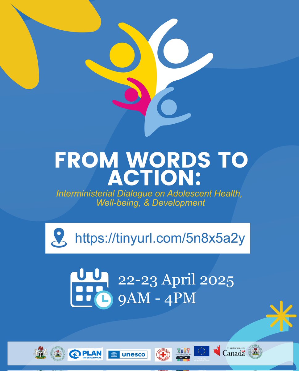 Plan_Nigeria's tweet image. #Countdown 

The energy is rising, can you feel it?
The Adolescent and Youth Conference 2.0 kicks off in less than an hour! 

Are you ready to move #FromWordsToAction at this powerful inter-ministerial dialogue designed by young people, for young people?