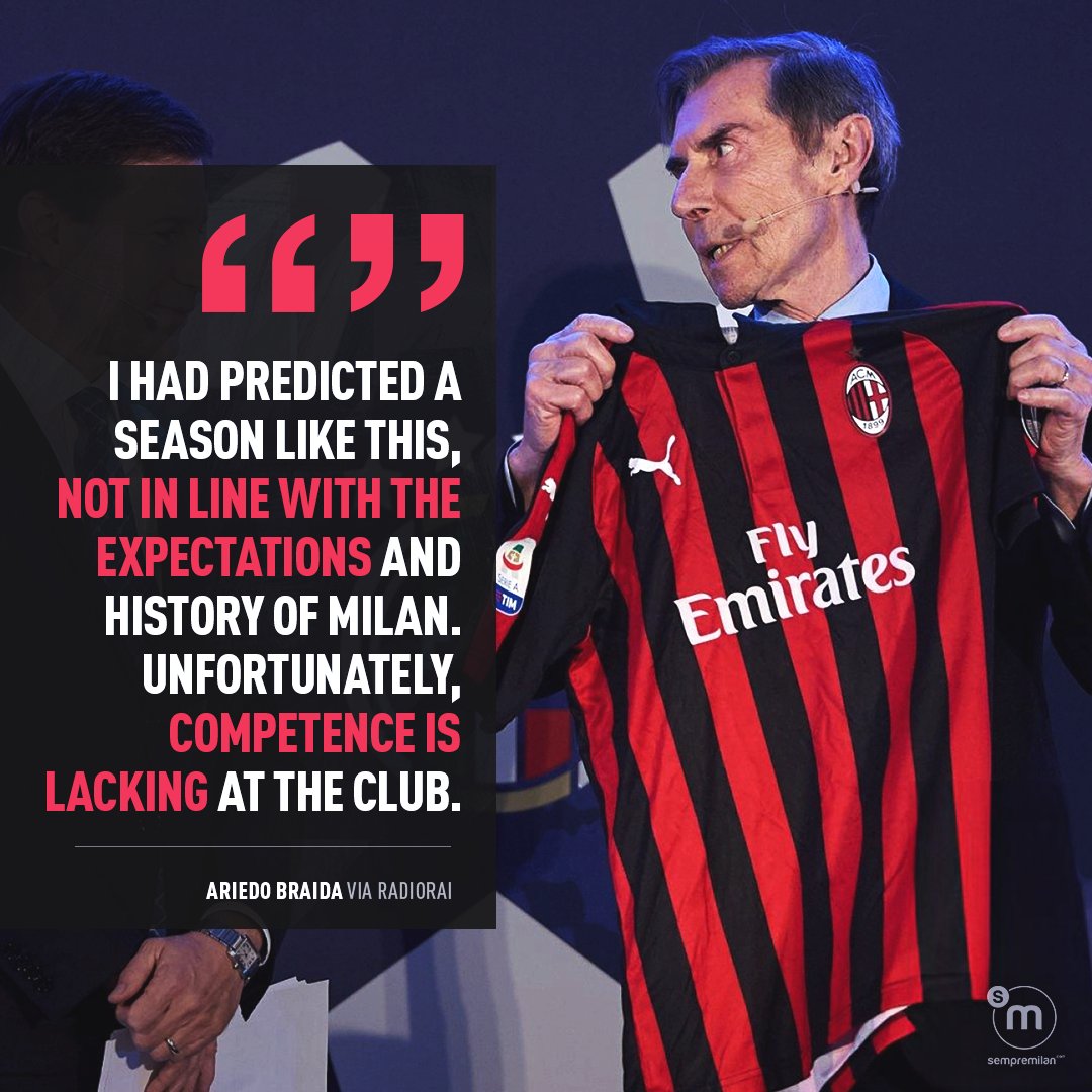🧐 Ariedo Braida knows what it takes to win at #ACMilan, and he saw this disastrous season coming

💬 His full interview: sempremilan.com/braida-states-…
