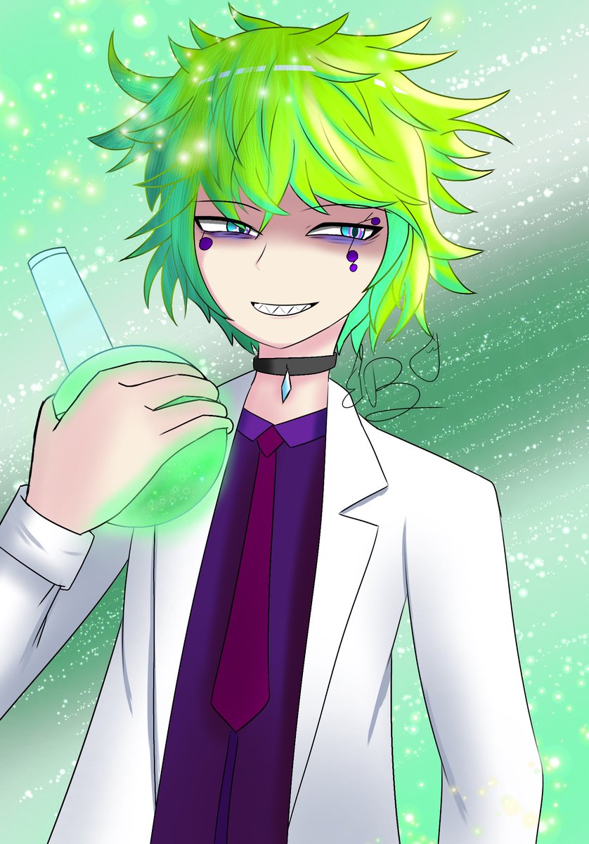 AntEmeraldFox's tweet photo. Brand NEW OC
Stiniane - a Mad Scientist into the focus of Life and Alchemy #Art #Drawing #ibispaintX #Digitalillustation #Digitalart #Anime #OC #originalcharacter #Animeart #Digitaldrawing #Ibispaint https://t.co/BtCQqyNn74