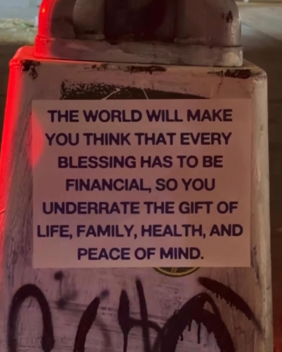 You woke up today. Be thankful, son.