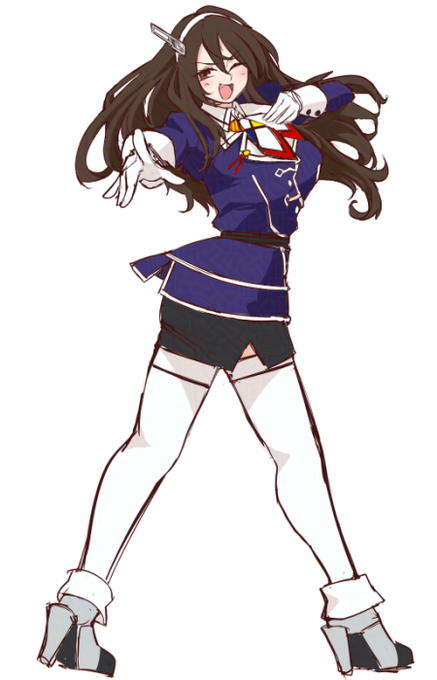 今日は足柄さんの進水日だそうですね( ˘ω˘ ) 