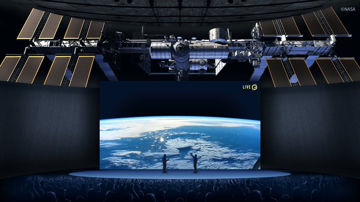 7月10日のイベントは、KIBO宇宙放送局のこれまでの配信と違い、昼から実施するので、念願の日本列島生中継を実現できる大チャンス...!!🛰️🗾
さらに当日のISSの軌道は太陽光が途切れない“白夜“に似た条件下にあるので、会場の大スクリーンで、青い地球をずーっと眺め放題なんです！🌎
乞うご期待！