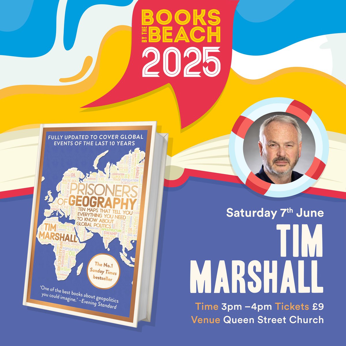 Books by the Beach (@scarboroughbook) on Twitter photo #prisonersofgeography - THE BOOK to read, to understand our fast-changing world. Former diplomatic editor <a href="/SkyNews/">Sky News</a> TIM MARSHALL discusses gripping new edition at #scarborough #bookfestival with <a href="/GerryFoleyTV/">Gerry Foley</a> Sat 7 June, 3pm. Tickets here- ticketsource.co.uk/ymcascarboroug… <a href="/ScarboroughWeb/">scarborough.co.uk</a> #prisonersofgeography - THE BOOK to read, to understand our fast-changing world. Former diplomatic editor <a href="/SkyNews/">Sky News</a> TIM MARSHALL discusses gripping new edition at #scarborough #bookfestival with <a href="/GerryFoleyTV/">Gerry Foley</a> Sat 7 June, 3pm. Tickets here- ticketsource.co.uk/ymcascarboroug… <a href="/ScarboroughWeb/">scarborough.co.uk</a>