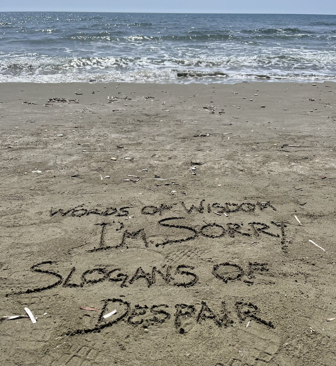 sko72's tweet image. “And between the words of wisdom and the slogans of despair
Someone's just gone and written 'I'm sorry' there”
@officialnma