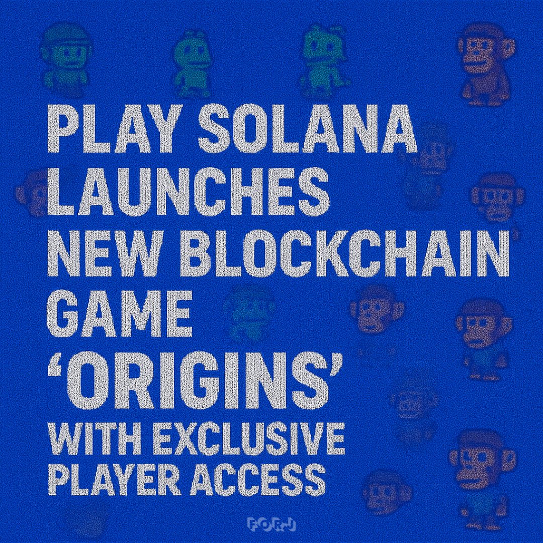 &lt;Builders&gt; just got a new world to play in.

Origins is a gateway to playable culture on Solana.

// Chapter Wise NPCs loading… ? 👀

x.com/playsolana/sta…