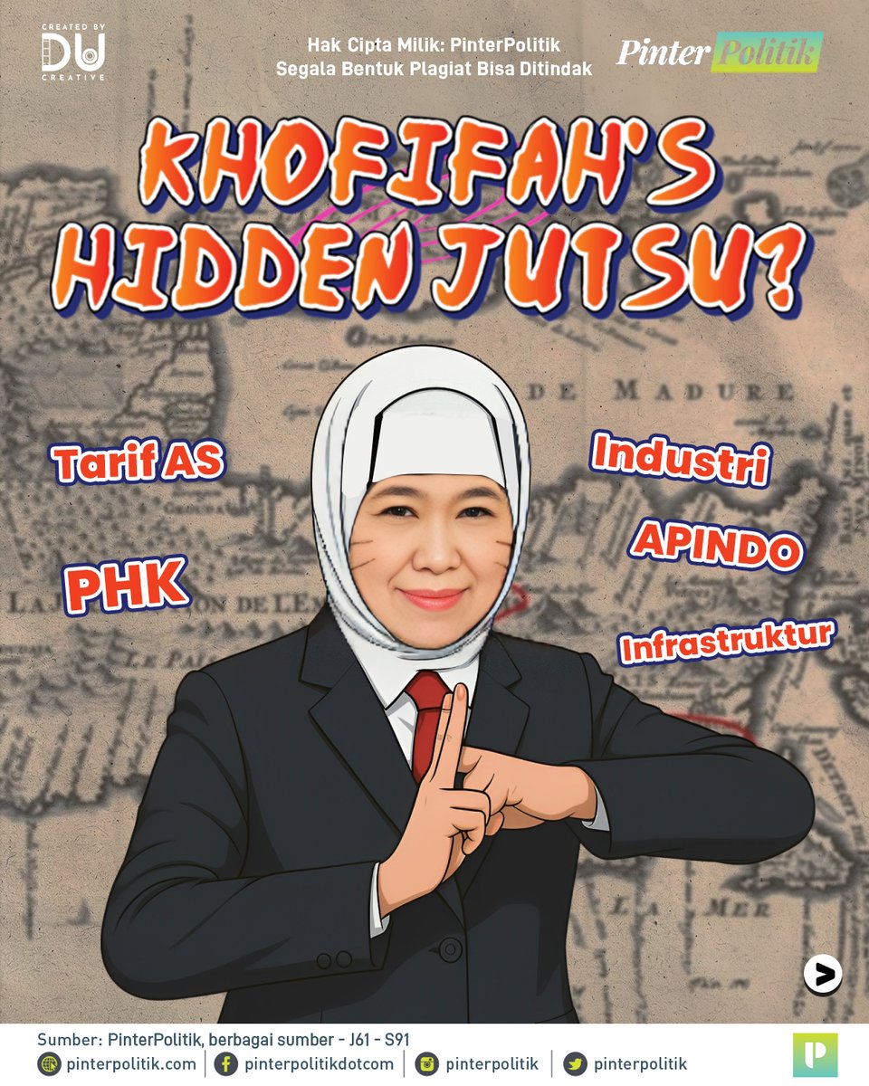 pinterpolitik's tweet image. AntiPHK no jutsu? Semoga efektif ya 🙌🏻👀

#khofifah #khofifahindarparawansa #gubernurjatim #apindo #phk #tarifas #infografis #pinterpolitik #beritapolitik #pinterpolitik