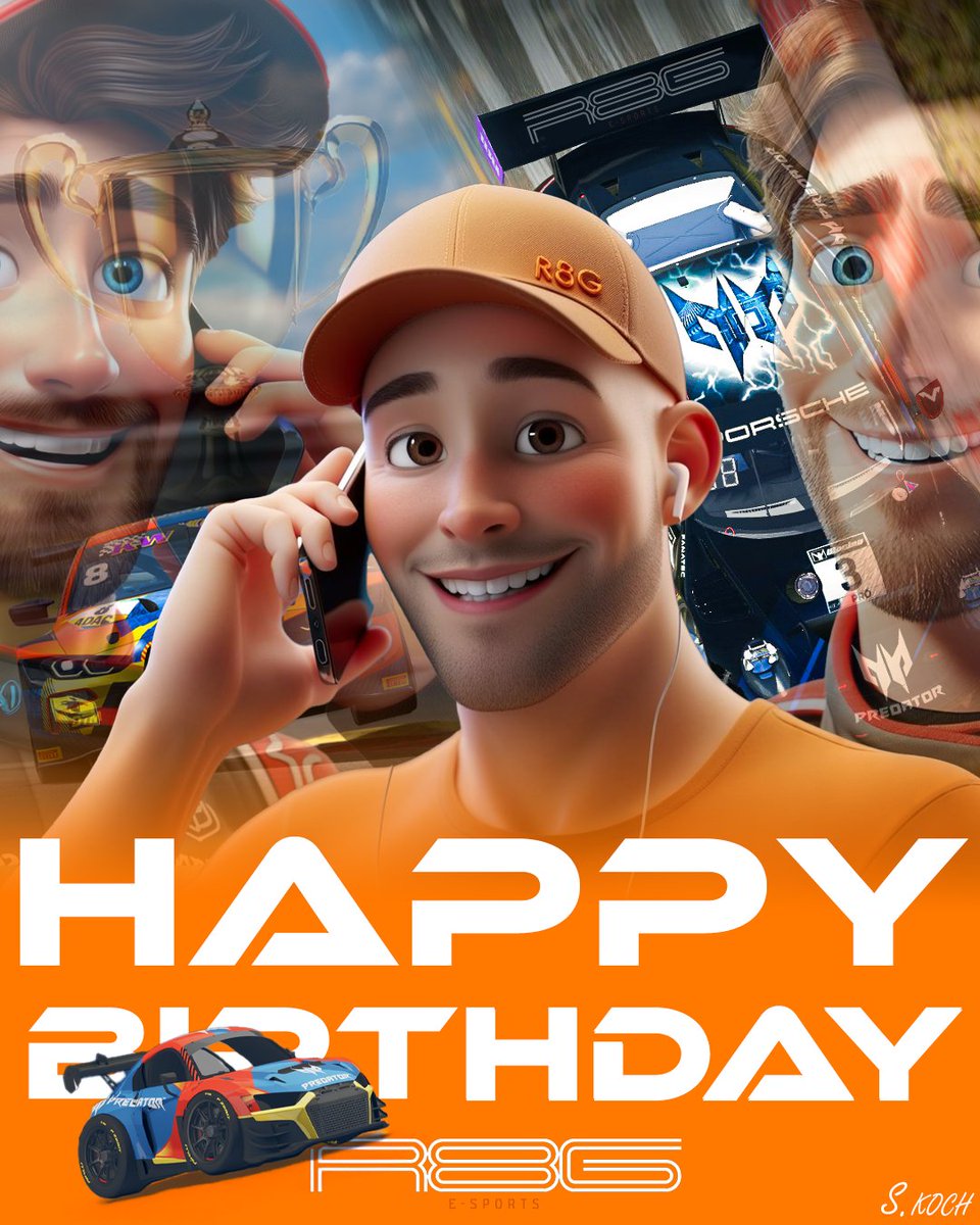 🎉 Joyeux anniversaire <a href="/r8gesports/">R8G eSports</a>🎉
📅Rendez vous vous ce soir avec <a href="/RGrosjean/">Romain Grosjean</a>  pour le stream de ce 5e anniversaire !
