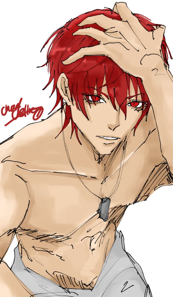 風呂上がり黒曜