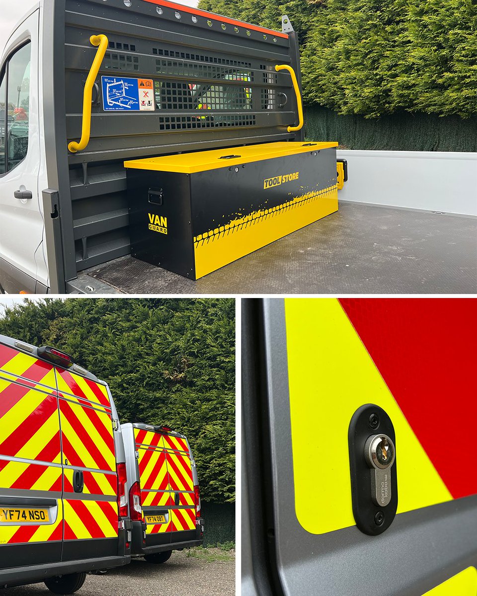 GT_Towing's tweet image. One very happy customer getting the whole works on a recent visit! They walked away happy with:

- Work Lights
- Highway Chapter 8 Signage Chevrons
- Van Door Locks
- Hazard, Warning Lights
- Rear View Brake Light Camera
- Chassis Cab Bed Tool Box

#commercialsolutions #workvan