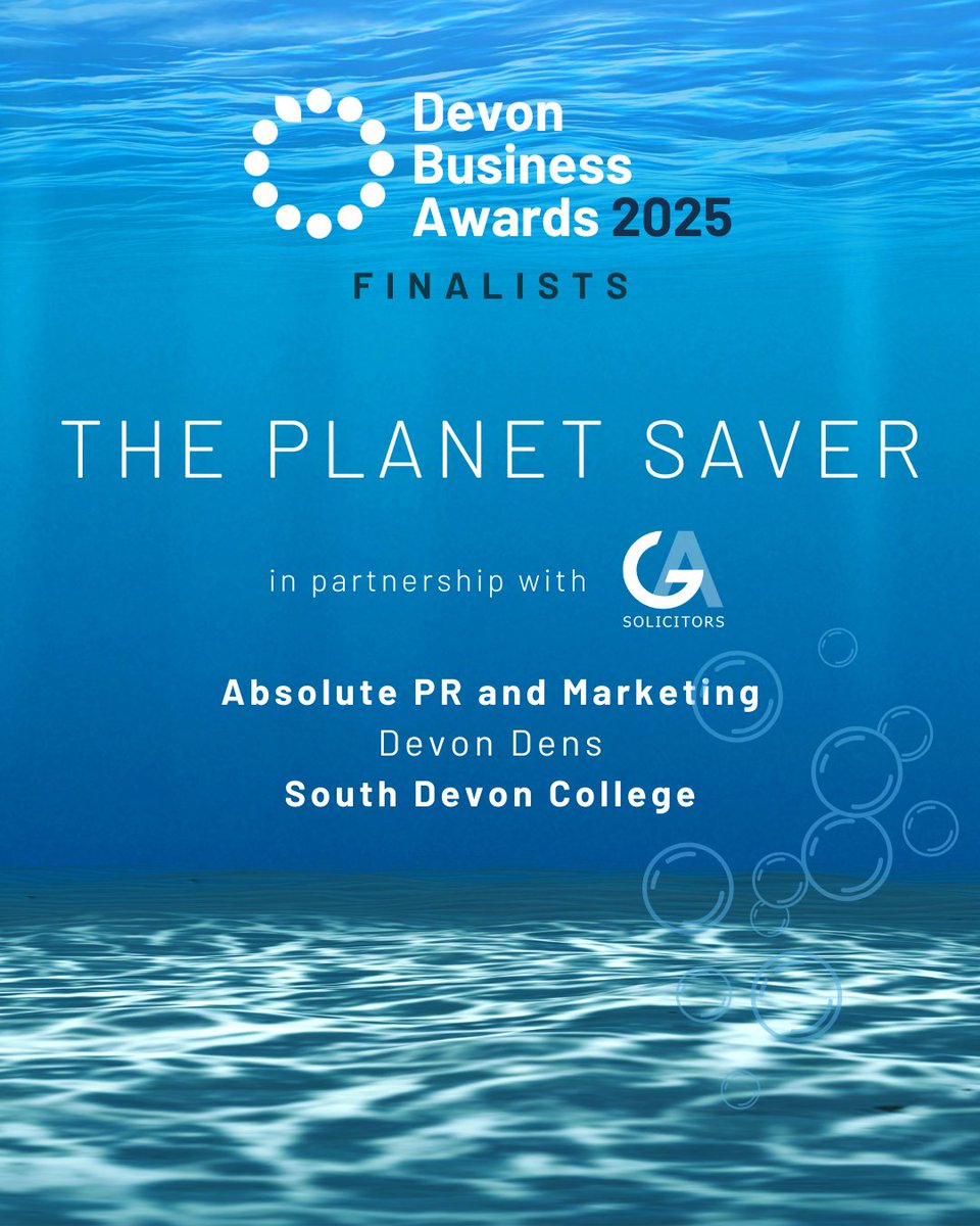 Devon Chamber of Commerce (@chamber_devon) on Twitter photo ๐ Devon Business Awards 2025 ๐
Huge congratulations to our #DevonBizAwards finalists for The Planet Saver, in partnership with <a href="/GAsolicitors/">GA Solicitors</a> ๐
๐น Absolute PR and Marketing
๐น Devon Dens
๐น <a href="/sdcollege/">South Devon College</a>
See all our finalists at devonchamber.co.uk/chamber-awards
#connectgrowsucceed ๐ Devon Business Awards 2025 ๐
Huge congratulations to our #DevonBizAwards finalists for The Planet Saver, in partnership with <a href="/GAsolicitors/">GA Solicitors</a> ๐
๐น Absolute PR and Marketing
๐น Devon Dens
๐น <a href="/sdcollege/">South Devon College</a>
See all our finalists at devonchamber.co.uk/chamber-awards
#connectgrowsucceed