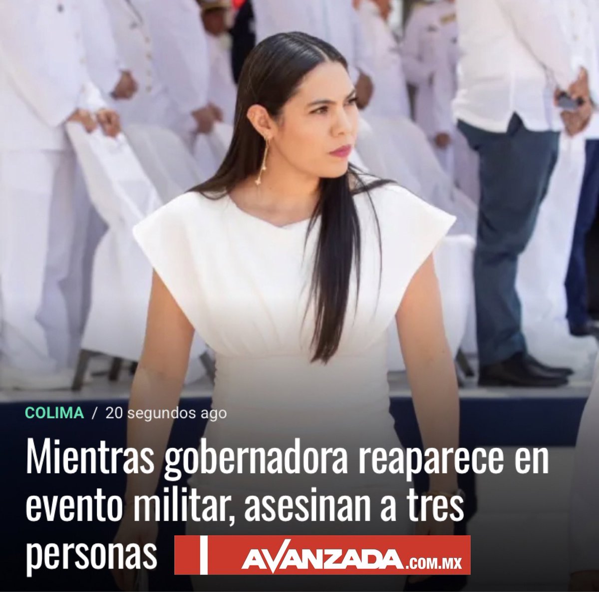 Mientras gobernadora reaparece en evento militar, asesinan a tres personas diarioavanzada.com.mx/?p=83977