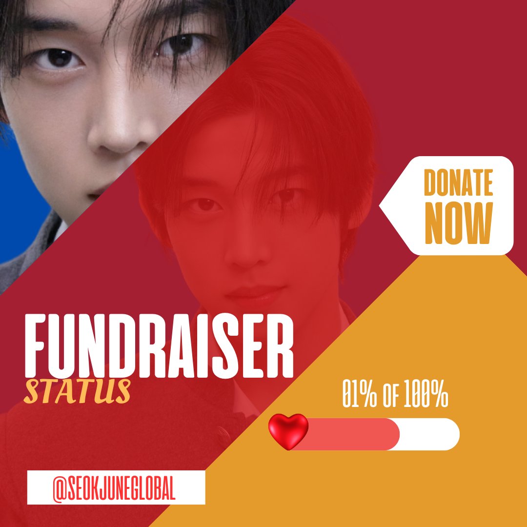 [📌] 𝐅𝐔𝐍𝐃𝐑𝐀𝐈𝐒𝐄𝐑 𝐒𝐓𝐀𝐓𝐔𝐒

𝟎𝟏%

DONATE HERE!
🔗 ko-fi.com/seokjuneglobal

#석준 #SEOKJUNE
#STARSHIP #Debuts_Plan #NewKids #뉴키즈 #SEOKJUNEGLOBAL