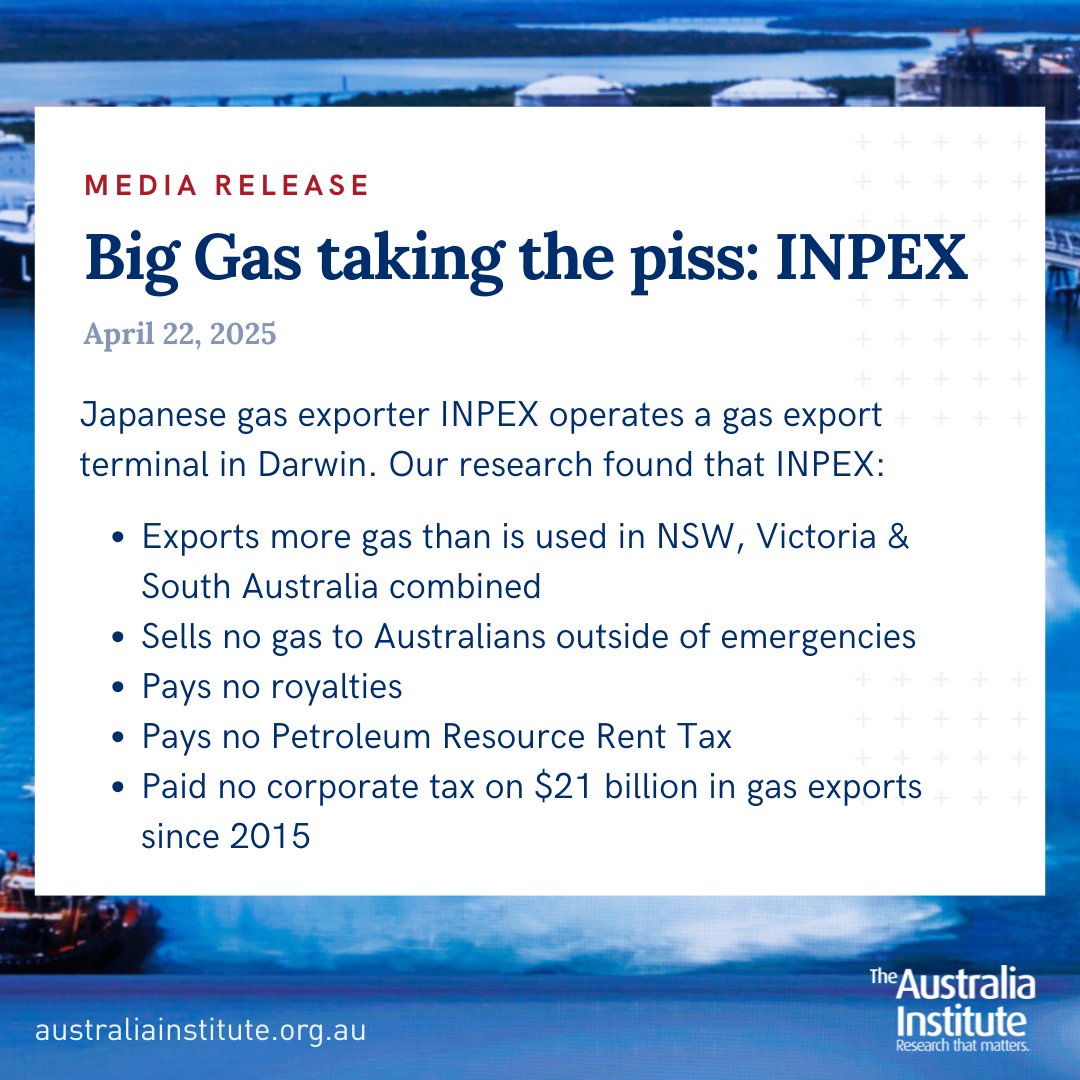 Australia Institute tweet media