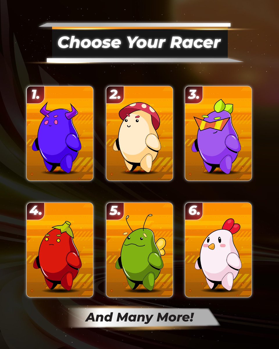 PlanetJ_bet's tweet photo. They may look soft on the outside…
But these racers are built to win.

Choose your champion, the Galaxy Race is waiting for you!
#game #race https://t.co/sy5rrqKaNt