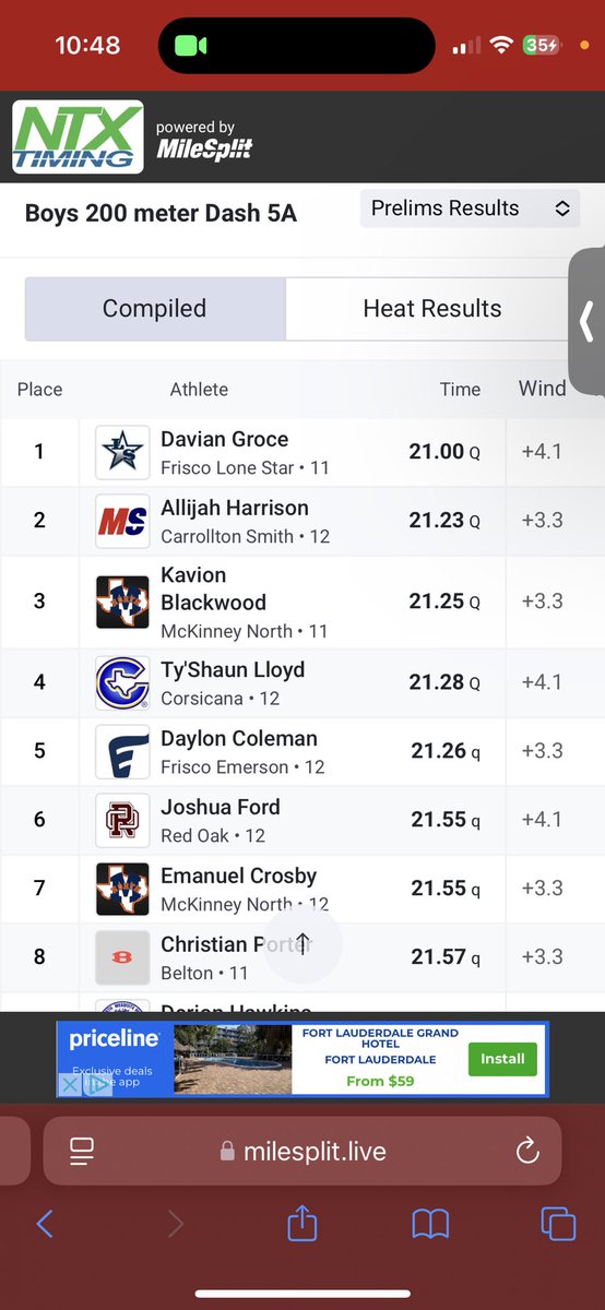 D1_DAYDAYC's tweet image. 21.2 in the 200 at regionals prelims in lane 2 @EHSMavs_TrackXC @JohnWil362021