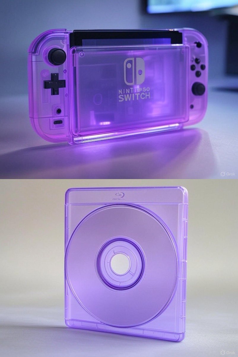 4mdt21's tweet photo. @NintendoAmerica 
A translucent purple Nintendo Switch 2 Metroid Prime 4 Beyond bundle [That would include a translucent purple Switch 2 chassis] would be pretty awesome! https://t.co/GlyZlV6Dim