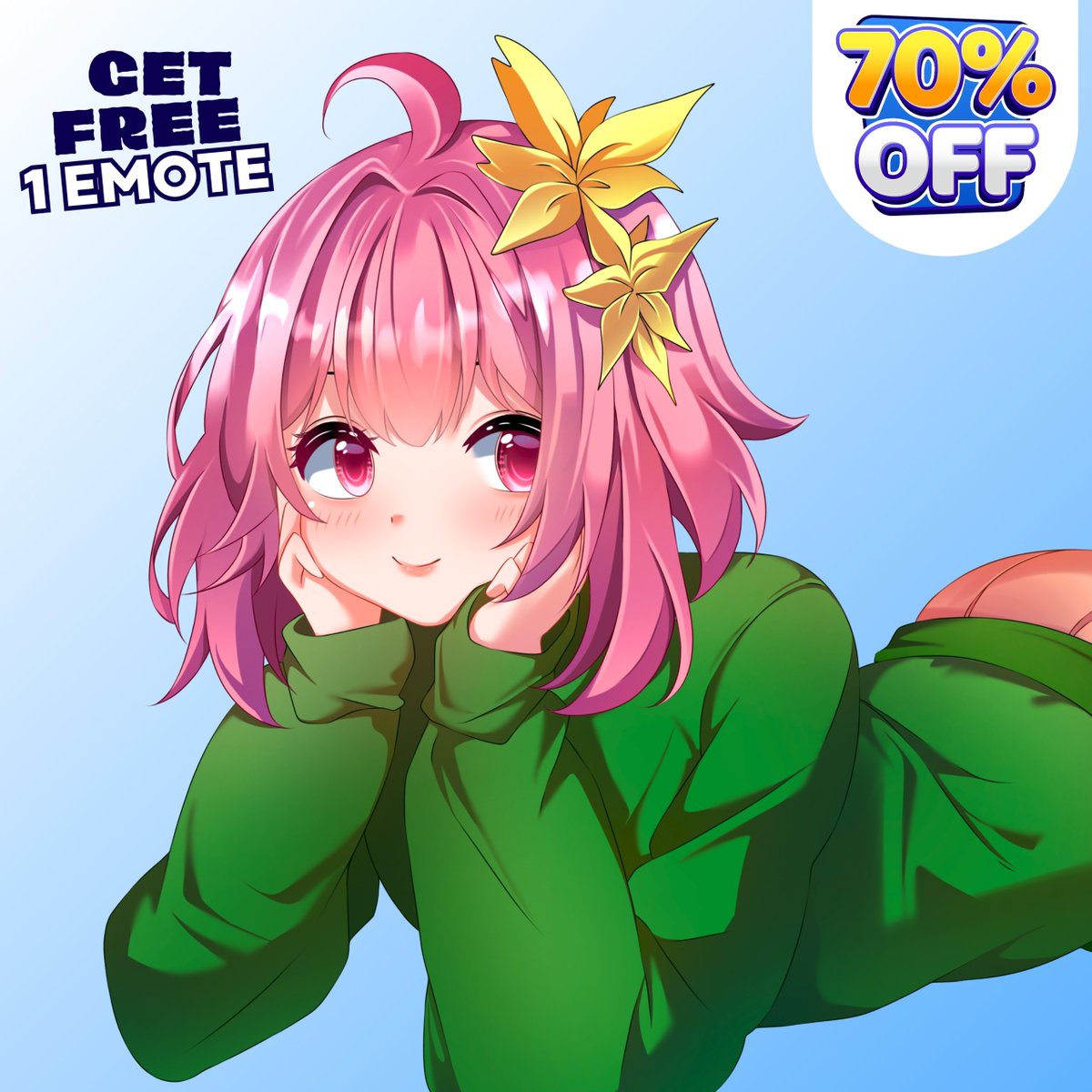 kikari_art's tweet photo. Waa~ super excited to share this!! 💖
For a limited time, every halfbody anime art or PFP order on my Etsy comes with 1 FREE emote! 🩷
Let’s make your OC shine cutely~! 💫
🍬Only while spots last~
🎀 Commission here: https://t.co/RqdGSbZQ5P
#VtuberArt #FreeEmote #CustomPFP https://t.co/EmBUKdVWYI