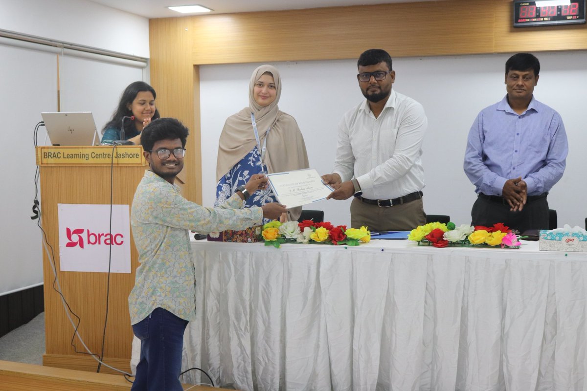 shahinclimate's tweet photo. Excited to share that I’ve completed my journey with the Centre for Peace and Justice (CPJ), BRAC University!
Grateful for the learning, growth &amp; the amazing people I met as a community researcher.
#CPJ #BRACUniversity
@YouthNetGlobal 
#PeaceAndJustice #CommunityResearcher https://t.co/r6AycvXsjv