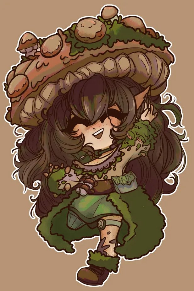 It is officially my birthday, and I just got the sweetest gift from <a href="/GebsArt/">GebsArt☕🎨</a>, and I am SOBBING. 

LOOK HOW CUTE I AMMMMM 🥹😭🥹

I wasn't expecting something so sweet, at exactly midnight 💚