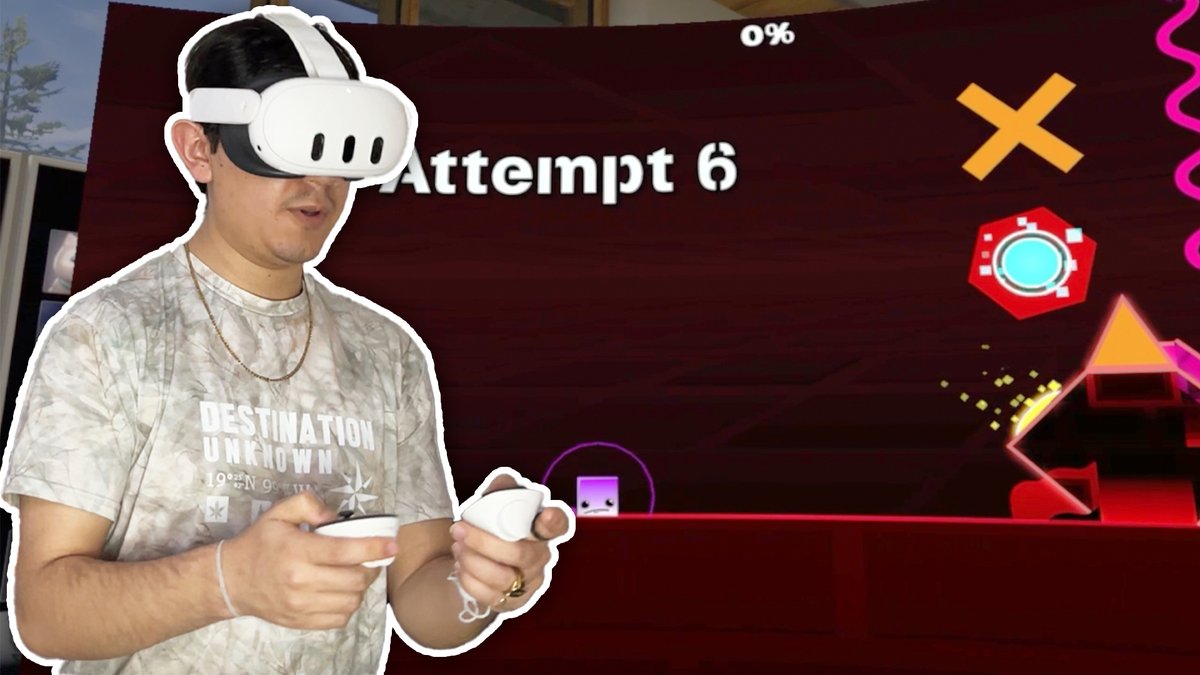 Geometry Dash en REALIDAD VIRTUAL

Corran a ver el video y dejen su like!!
youtu.be/Wc3LbZocVH0?si…