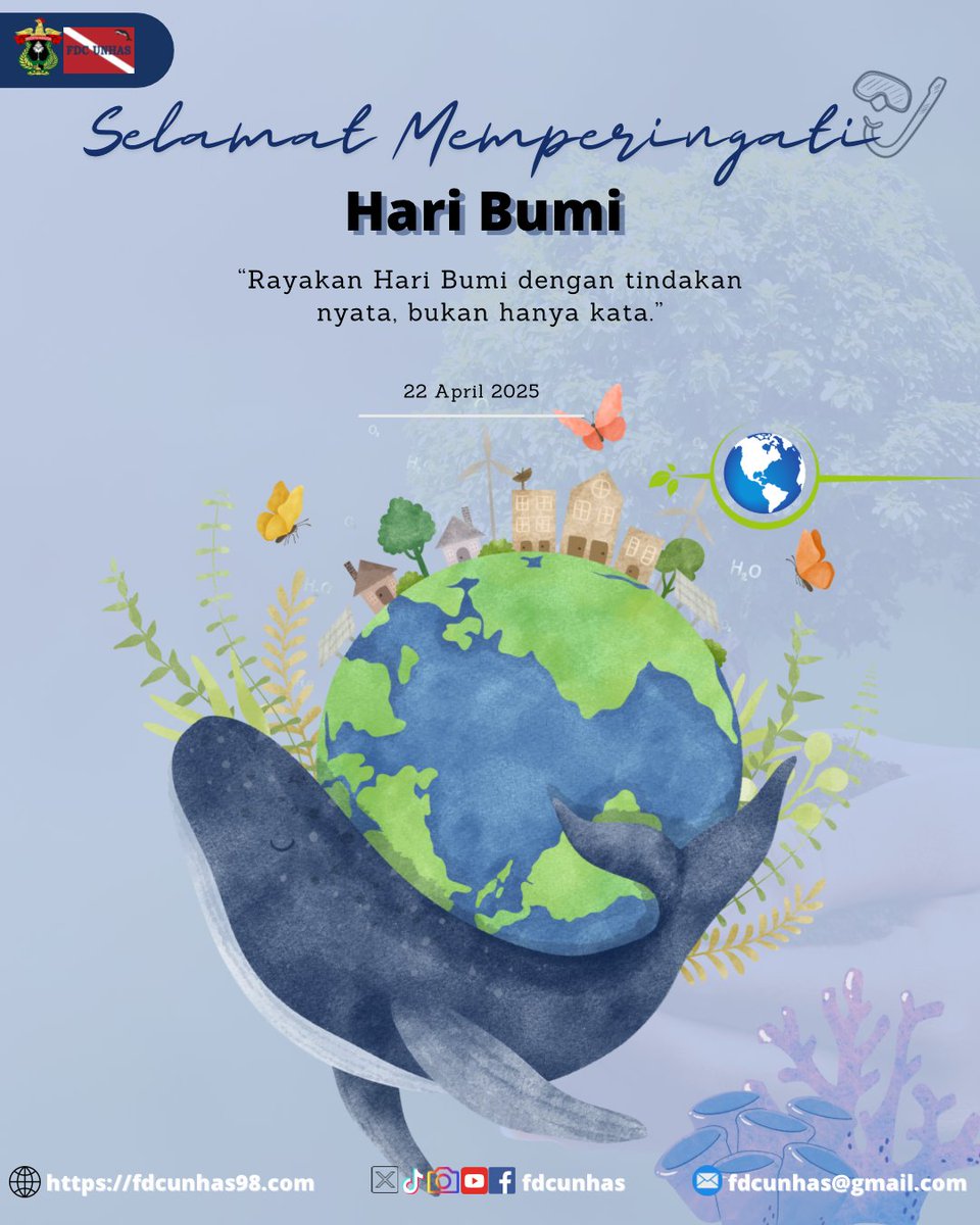 [SELAMAT HARI BUMI]

“Bumi adalah satu-satunya rumah yang dimiliki semua makhluk hidup, rawat dengan kasih.”
Hari Bumi adalah panggilan untuk hidup lebih selaras dengan alam.
_______________________________
Waspada Dira Anuraga