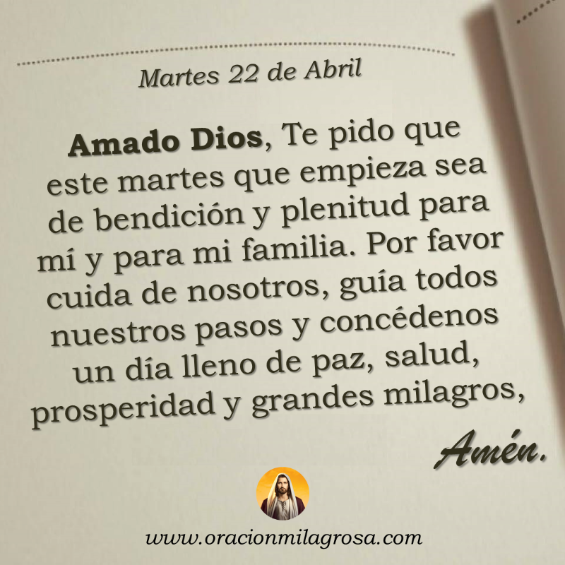 oracion_milagro's tweet photo. Oración para el martes 22 de abril de 2025: https://t.co/A8tSps8Y9a