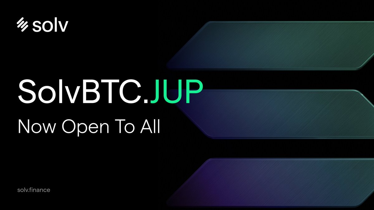 BlessingA9813's tweet photo. No KYC. No limits. SolvBTC.JUP is live on @solana — unlocking delta-neutral, auto-compounding BTC yield while you still ride the #BTC upside. Simple, secure, and open to all.
Start stacking smart: https://t.co/p2vC0TDpUT
#SolvBTC #SolvFinance #Jupiter #Solana @solvfinance https://t.co/Kkf3hCMzLs