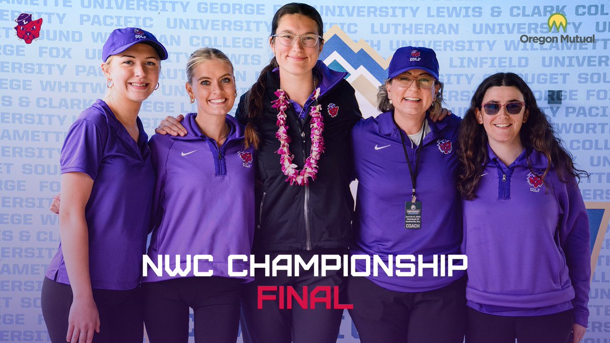 linfieldwgolf's tweet photo. Wildcats wrap up their season at the NWC Championship 😼⛳️🟣

Full Story: https://t.co/9Wa6Ts1Klc

#RollCats | #d3golf https://t.co/Vj1tQOnDgD