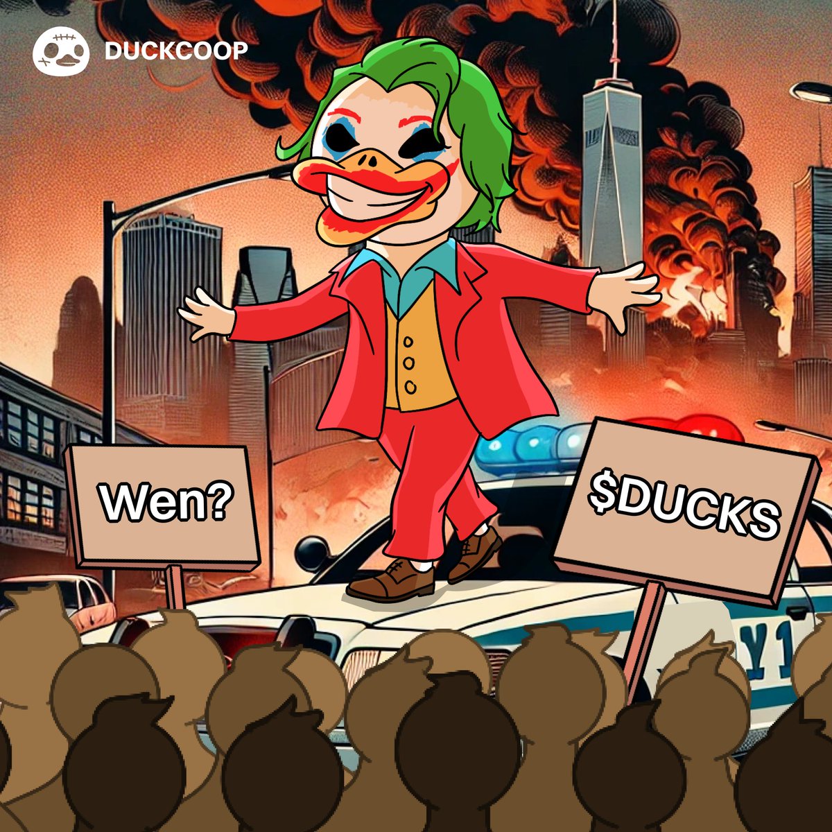 Ducks_realcoop's tweet photo. 🧑‍🍳🔥 Greatness takes time… and $DUCKS 🔜

🎮 Gaming, Events, FREE $DUCKS: https://t.co/djCKFJ0CIw

#DuckCoop #DUCKS