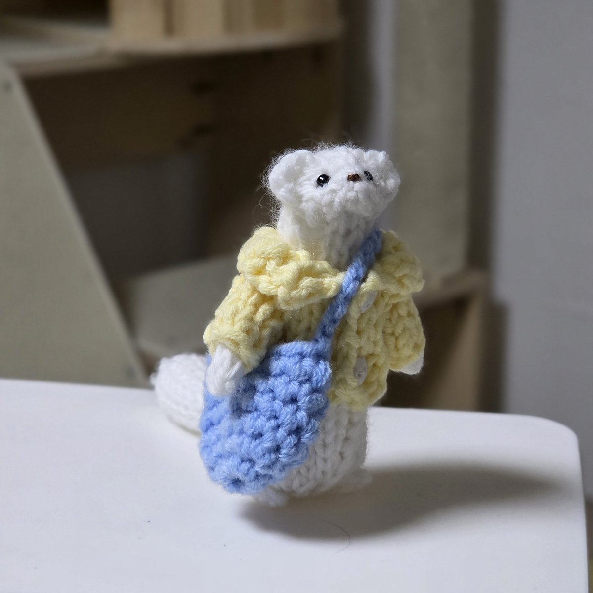 작은 뜨족제비 진짜 이렇게 생겼어 ʕ·-·ʔ