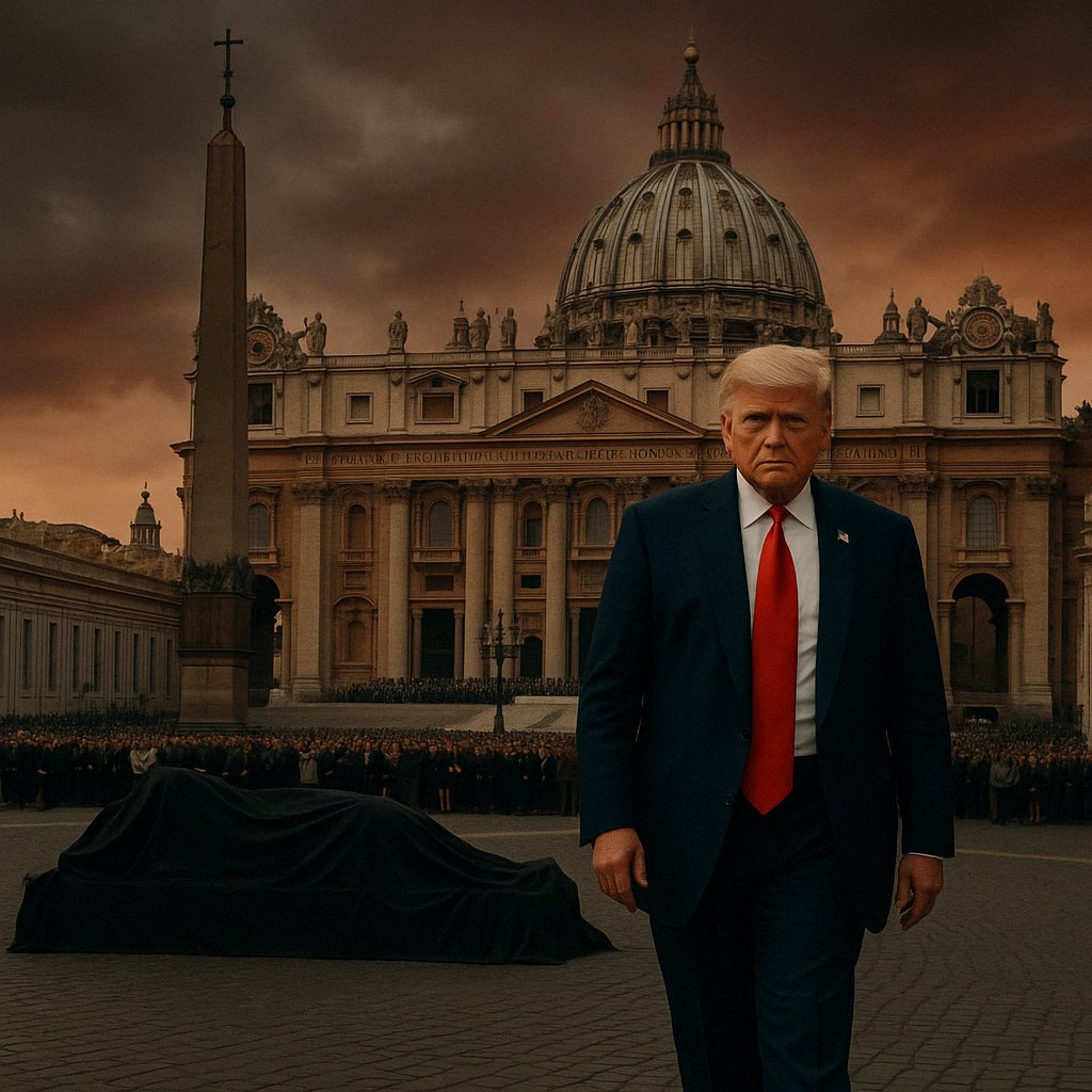 The Beast Enters Rome: Trump Walks into the Vatican After Death of the Final Pope 

Prophecy Fulfilled? As Pope Francis Dies, Trump Arrives at the Heart of the Church—Marking the Rise of the Antichrist and the Collapse of the Old World.

Full Article:
open.substack.com/pub/drewponder…